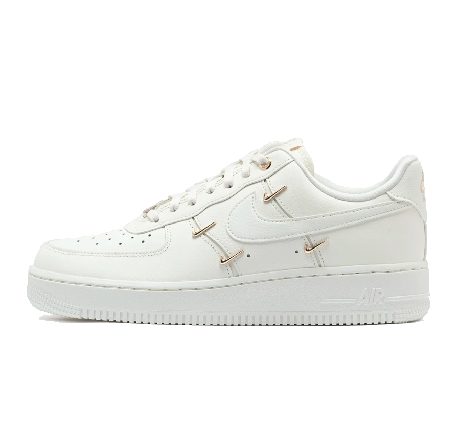 Nike Air Force 1 Low Sisterhood White Metallic Gold W Neu Authentifiziert Unisex CARPET KICKS