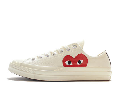 Play Comme des Garçons x Converse Chuck 70 Low White