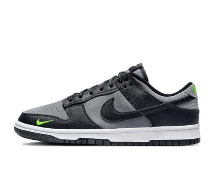 Nike Dunk Low Black Grey Green Strike