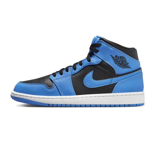 Air Jordan 1 Mid University Blue Black