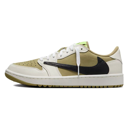 Air Jordan 1 Low Golf Travis Scott Neutral Olive