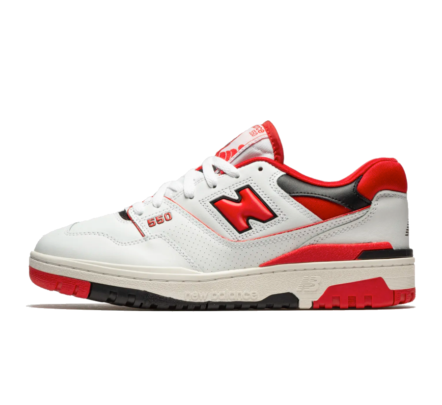 New Balance 550 White Team Red