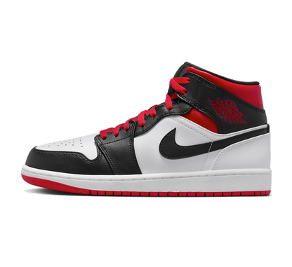 Air Jordan 1 Mid Gym Red Black Toe