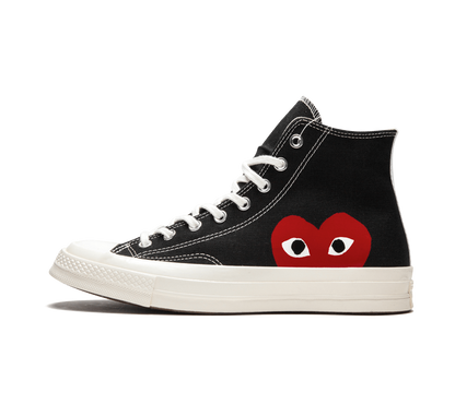 Play Comme des Garçons x Converse Chuck 70 High Black