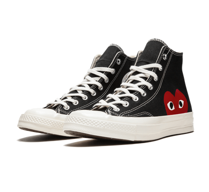 Play Comme des Garçons x Converse Chuck 70 High Black