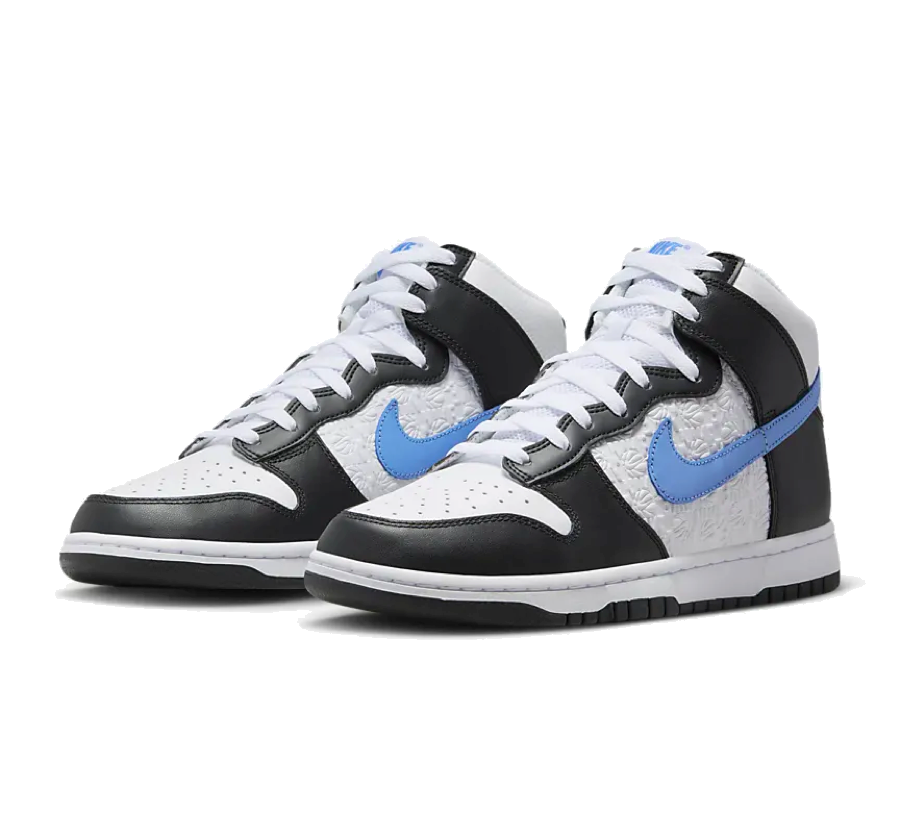 Nike Dunk High FLC Black University Blue