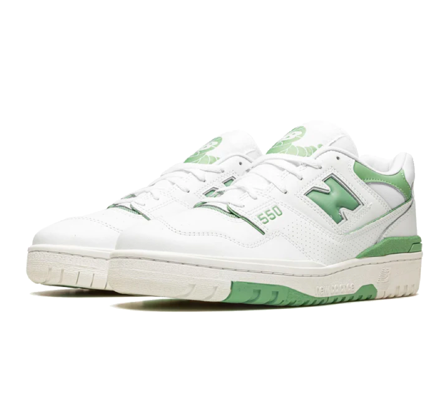 New Balance 550 White Mint Green