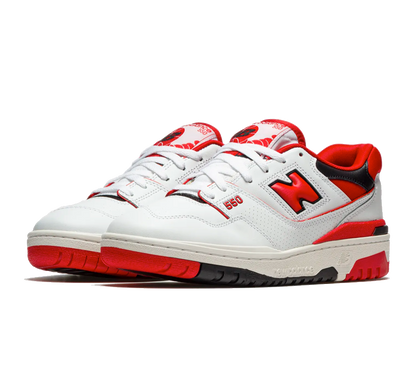 New Balance 550 White Team Red