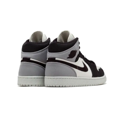 Air Jordan 1 Mid Grey Canvas (W)