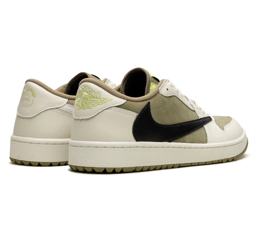 Air Jordan 1 Low Golf Travis Scott Neutral Olive