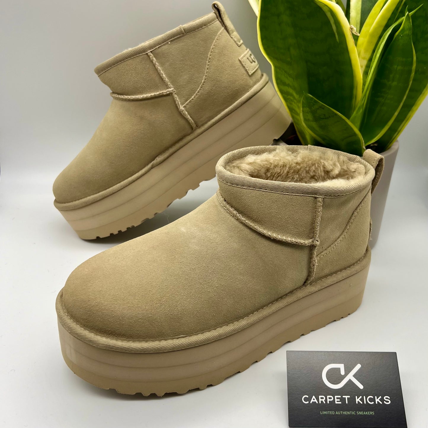 UGG Classic Ultra Mini Plateau Mustard Seed