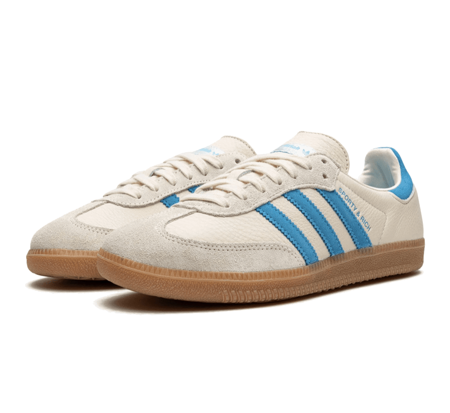 Adidas Samba OG x Sporty & Rich "Cream Blue"