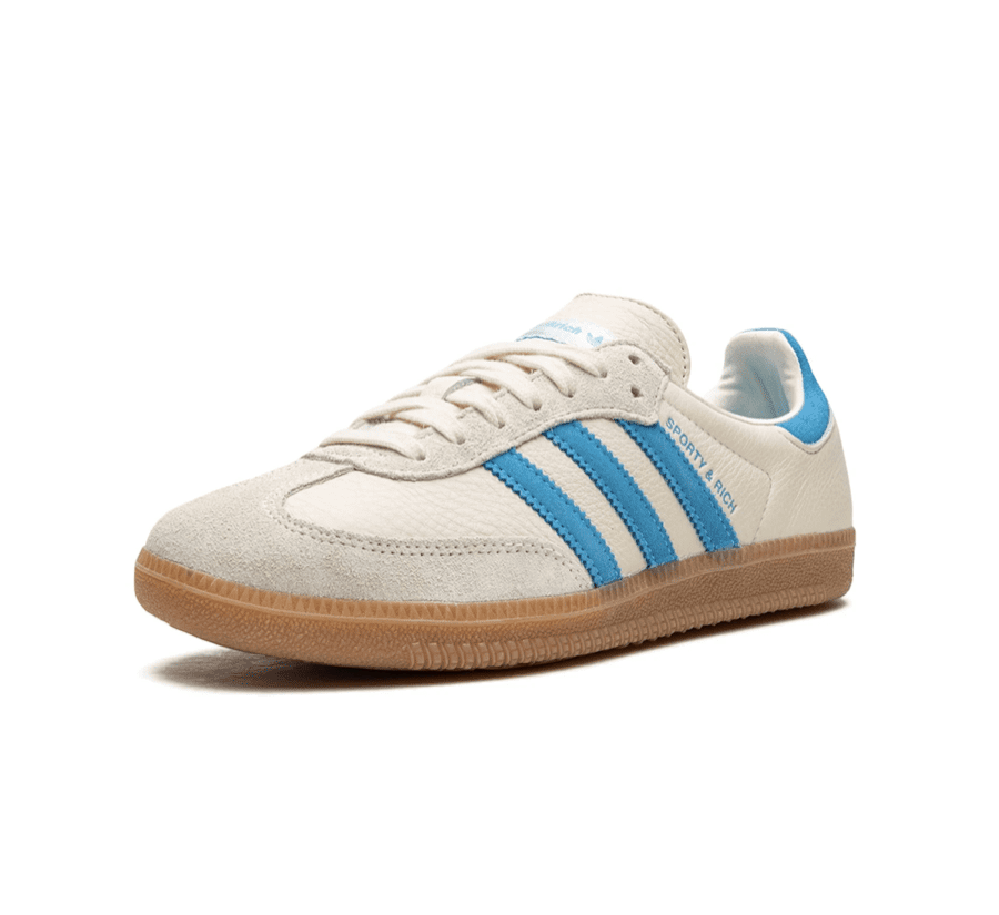 Adidas Samba OG x Sporty & Rich "Cream Blue"