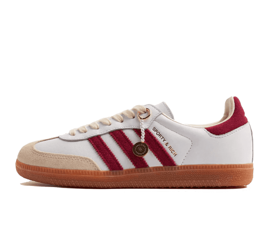 Adidas Samba OG x Sporty & Rich "White Core Burgundy"