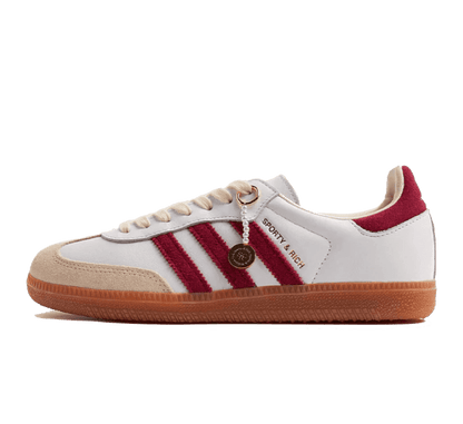 Adidas Samba OG x Sporty & Rich "White Core Burgundy"