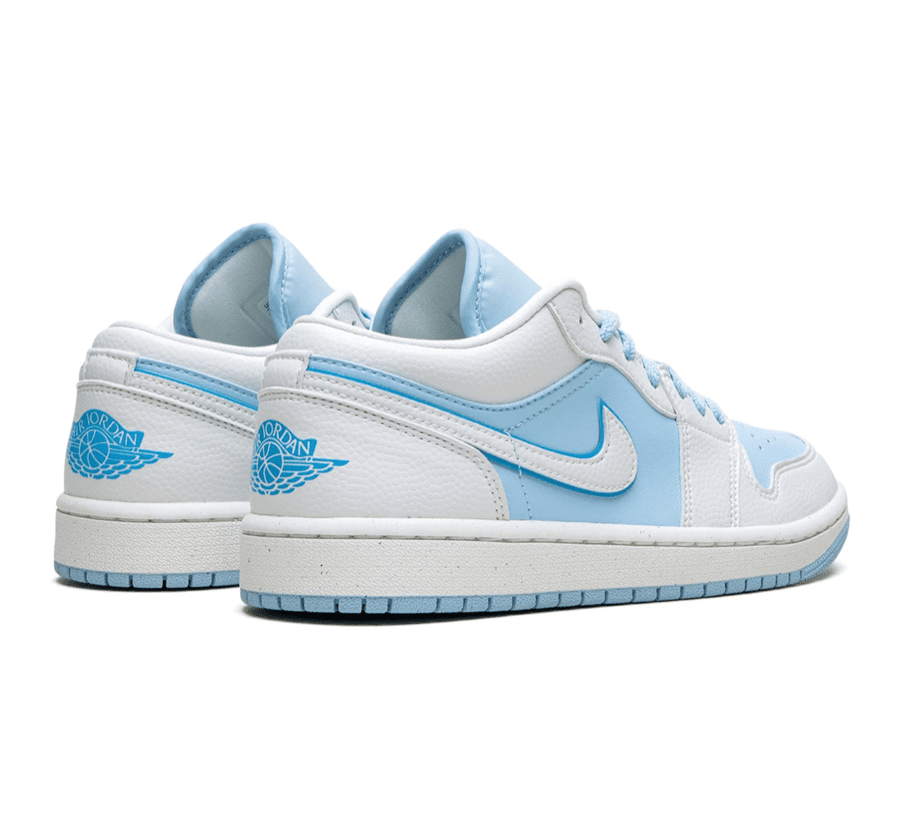 Air Jordan 1 Low Reverse Ice Blue Hinten