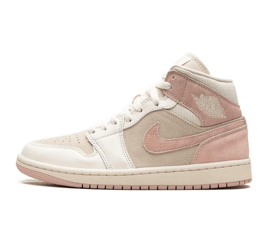 Air Jordan 1 Mid Coconut Milk Legend Pink