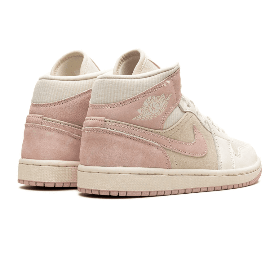 Air Jordan 1 Mid Coconut Milk Legend Pink