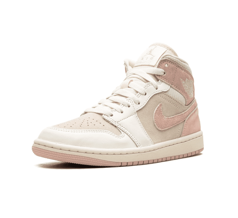 Air Jordan 1 Mid Coconut Milk Legend Pink