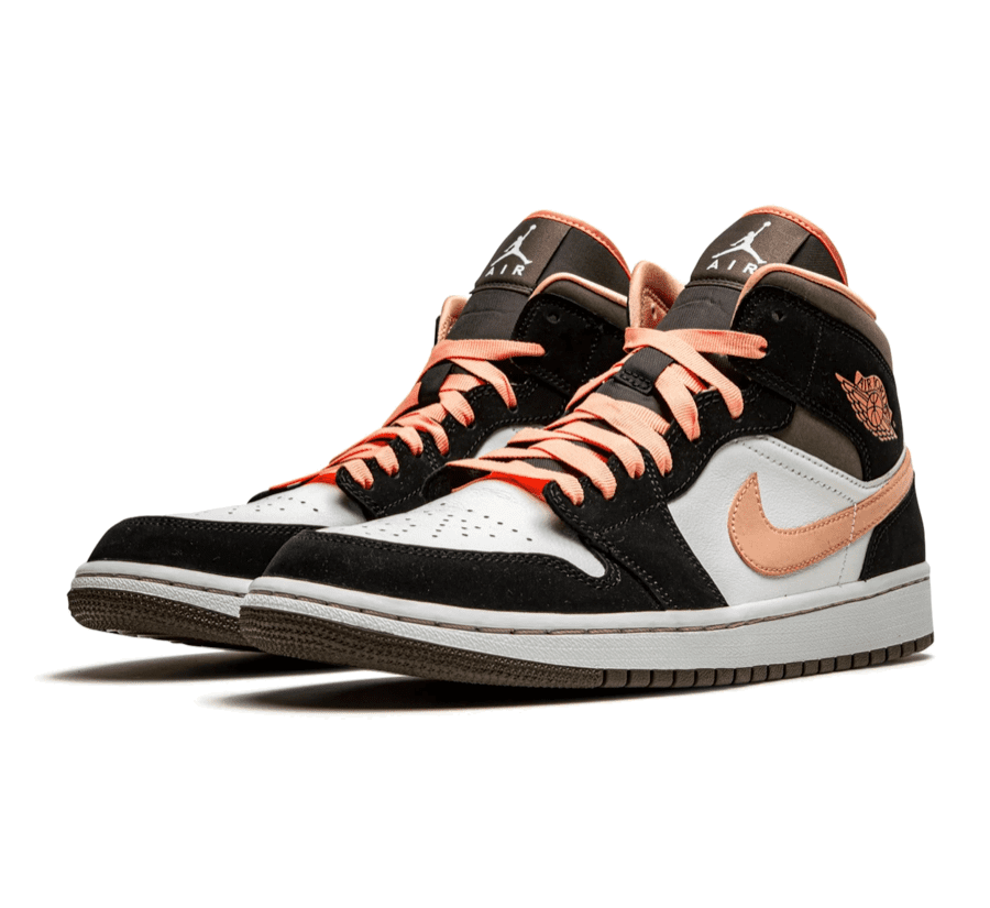 Air Jordan 1 Mid Peach Mocha (W)