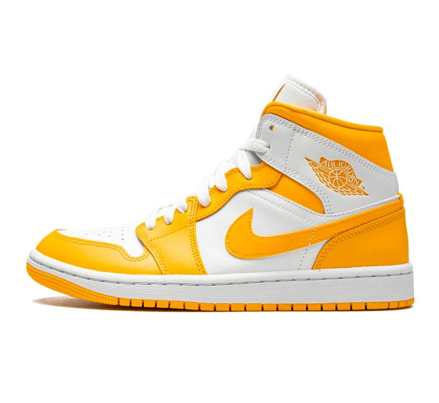 Air Jordan 1 Mid White University Gold (W)