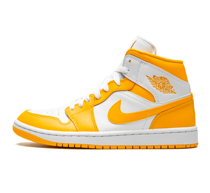 Air Jordan 1 Mid White University Gold (W)