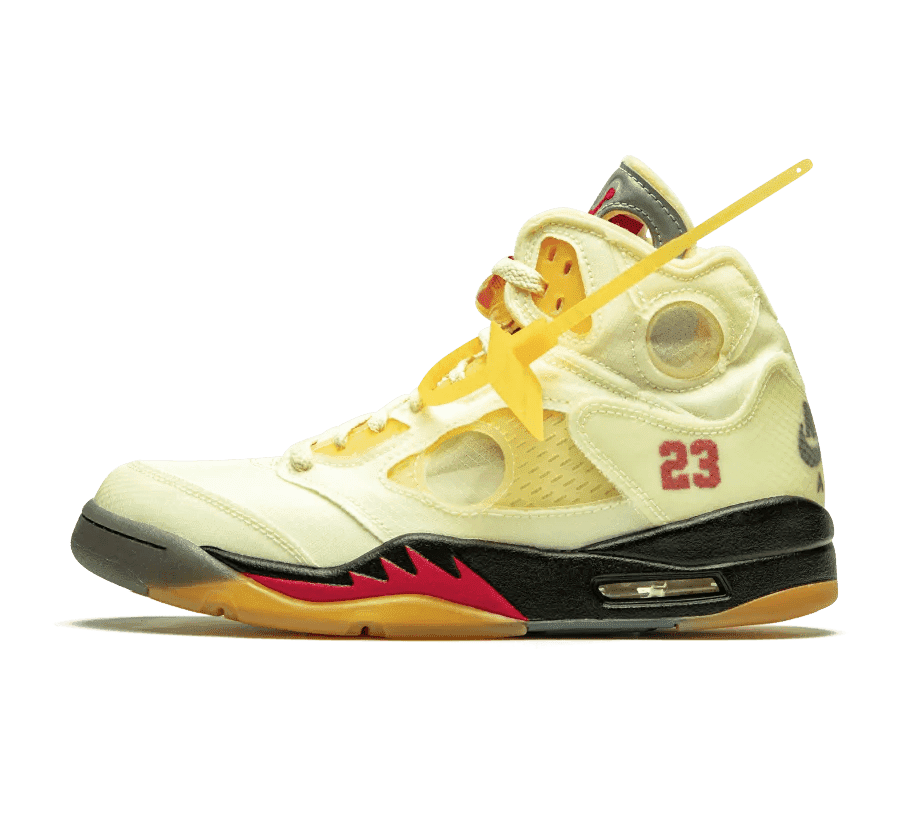 Air Jordan 5 x Off-White "Sail"