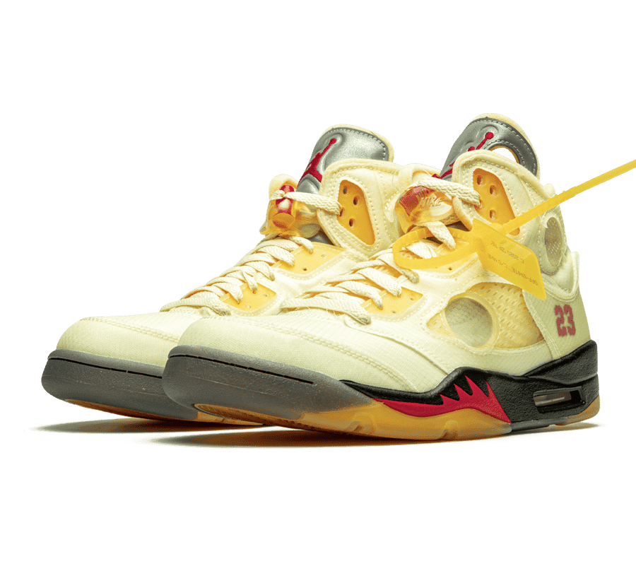 Air Jordan 5 x Off-White "Sail"