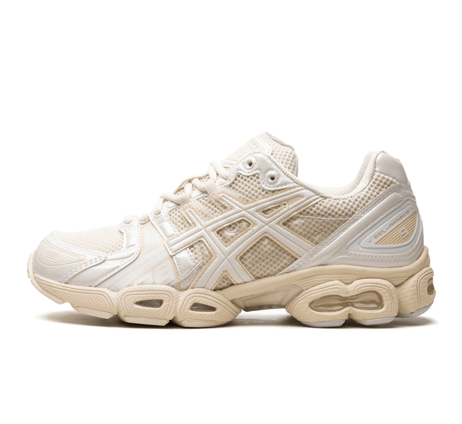 Asics UB3-S Gel-Nimbus 9 x Jessica Gonsalves Cream White