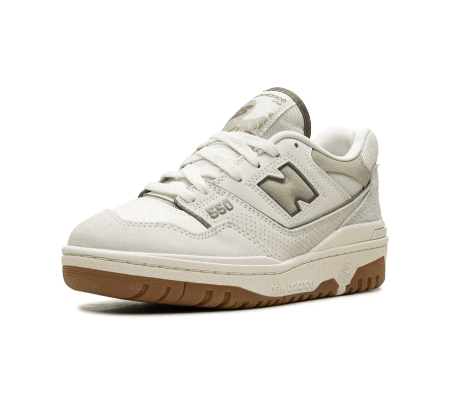 New Balance 550 White Olive Gum