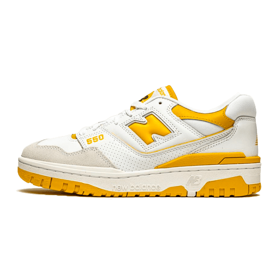 New Balance 550 White Varsity Gold