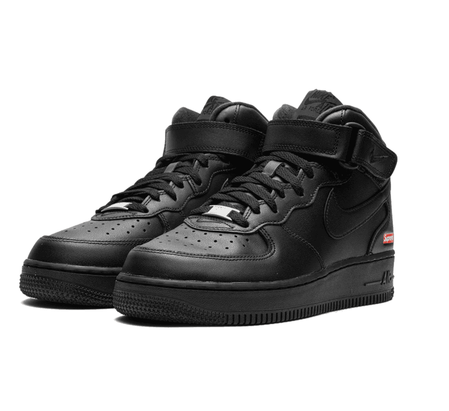 Nike Air Force 1 Mid x Supreme "Black"