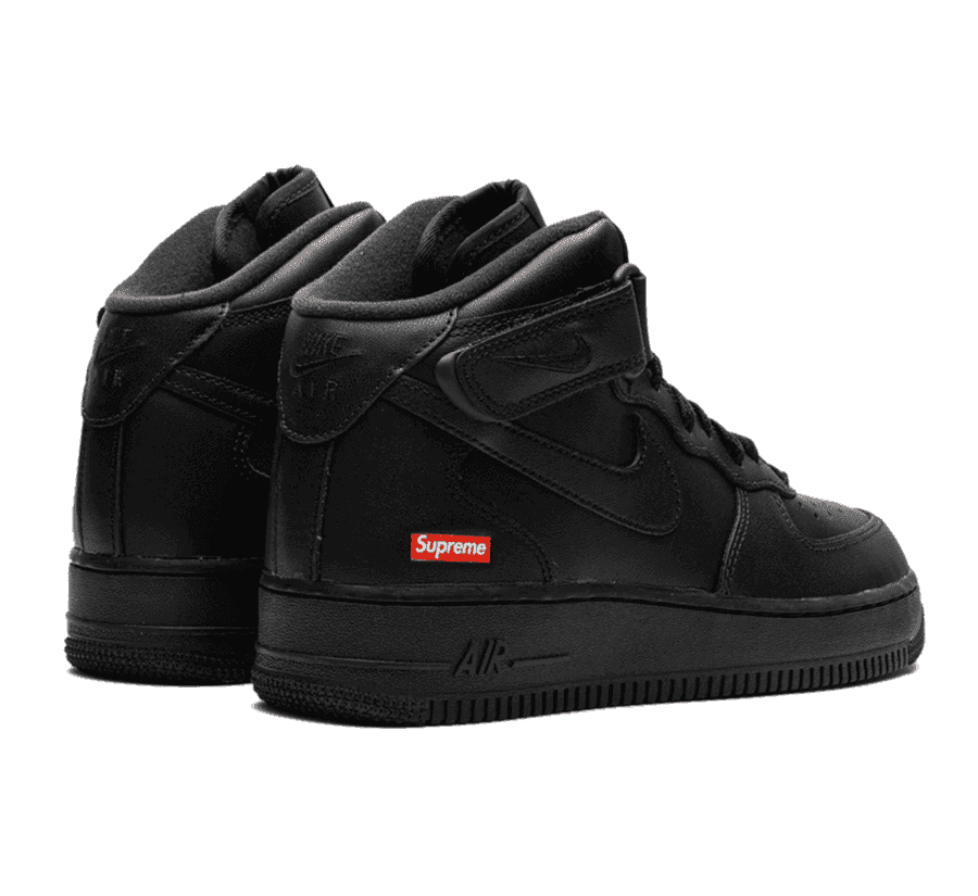 Nike Air Force 1 Mid x Supreme "Black"