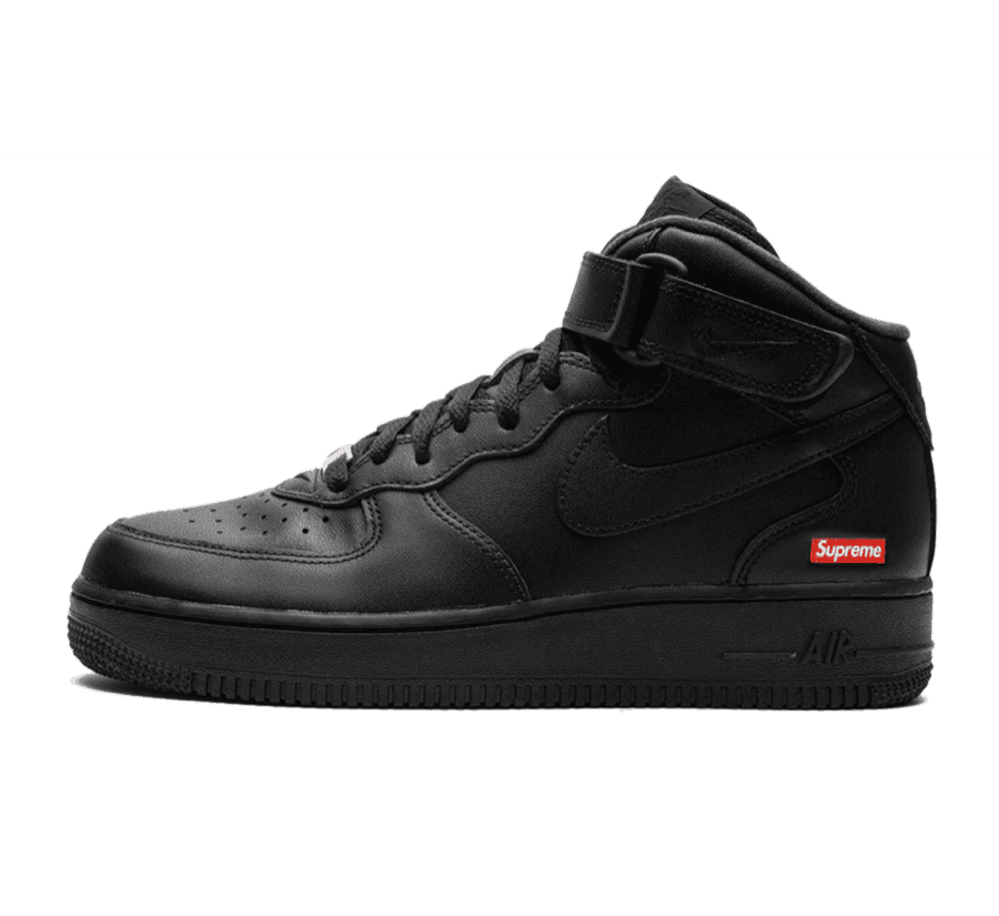 Nike Air Force 1 Mid x Supreme "Black"