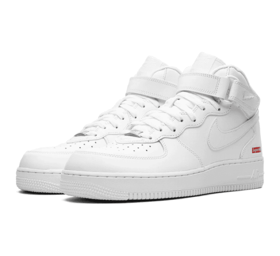 Nike Air Force 1 Mid x Supreme "White"