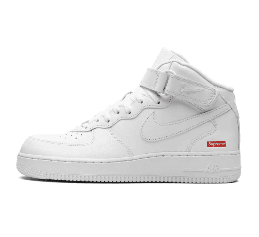 Nike Air Force 1 Mid x Supreme "White"