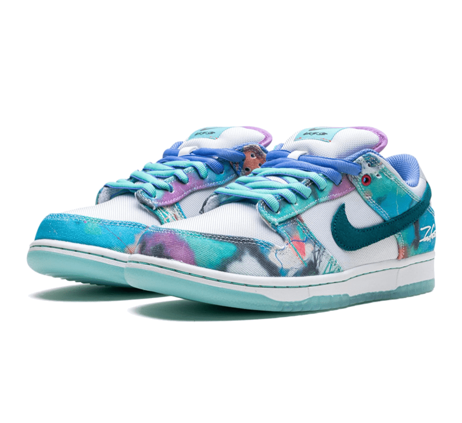 Nike SB Dunk Low x Futura Laboratories "Bleached Aqua"