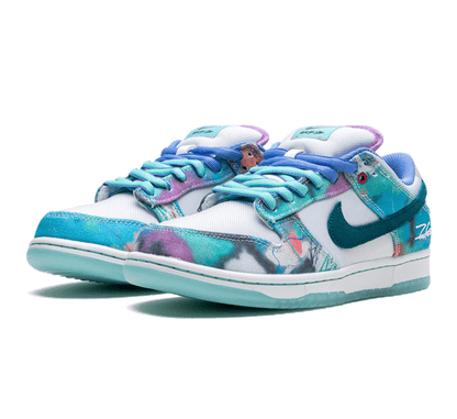 Nike SB Dunk Low x Futura Laboratories "Bleached Aqua"