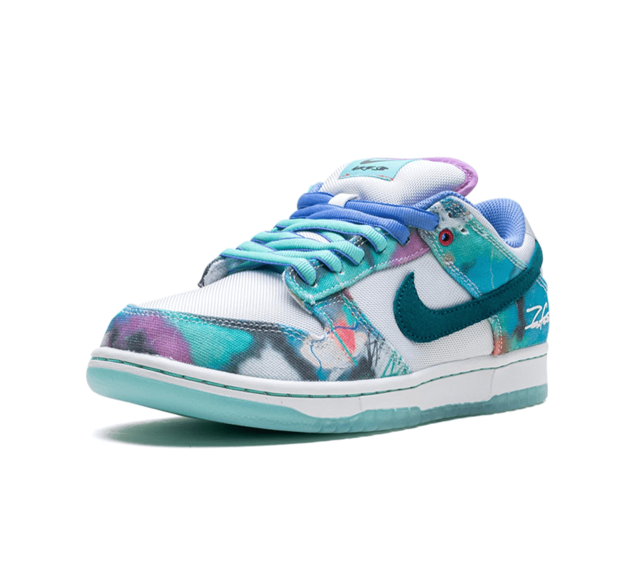 Nike SB Dunk Low x Futura Laboratories "Bleached Aqua"