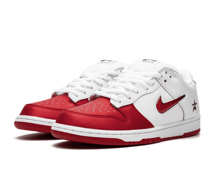 Nike SB Dunk Low x Supreme "Jewel Red Swoosh"