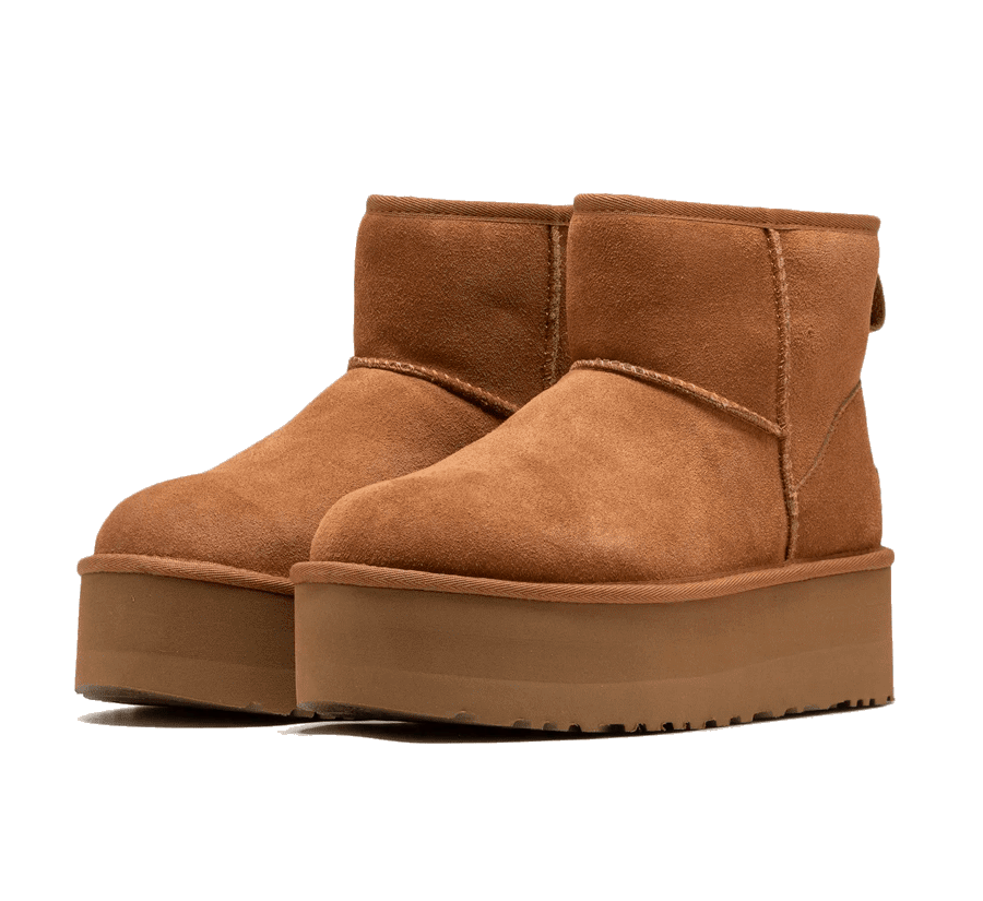 UGG Classic Mini Plateau Chestnut