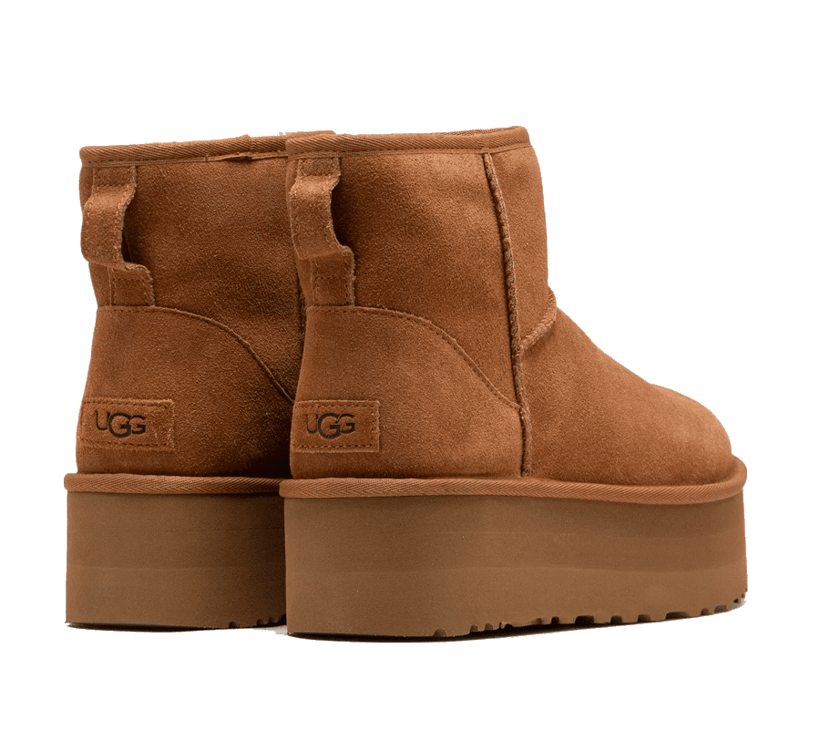 UGG Classic Mini Plateau Chestnut