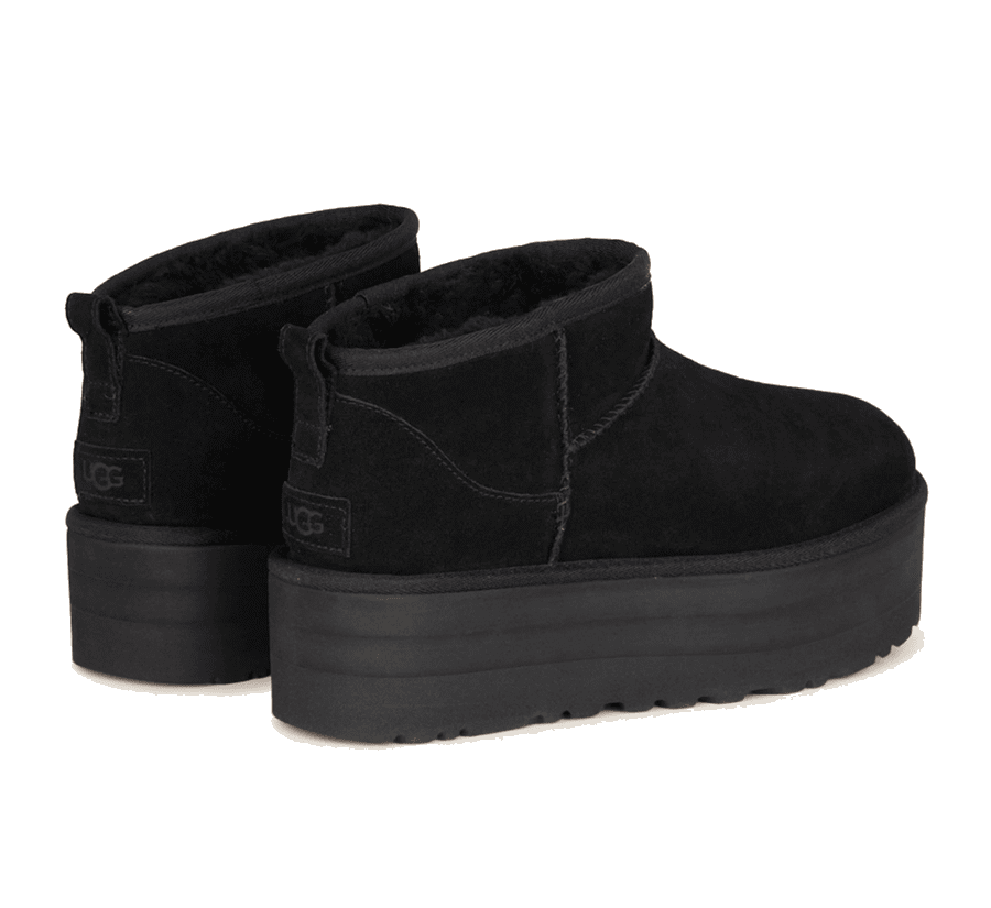 UGG Classic Ultra Mini Plateau Black