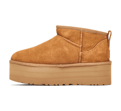 UGG Classic Ultra Mini Plateau Chestnut