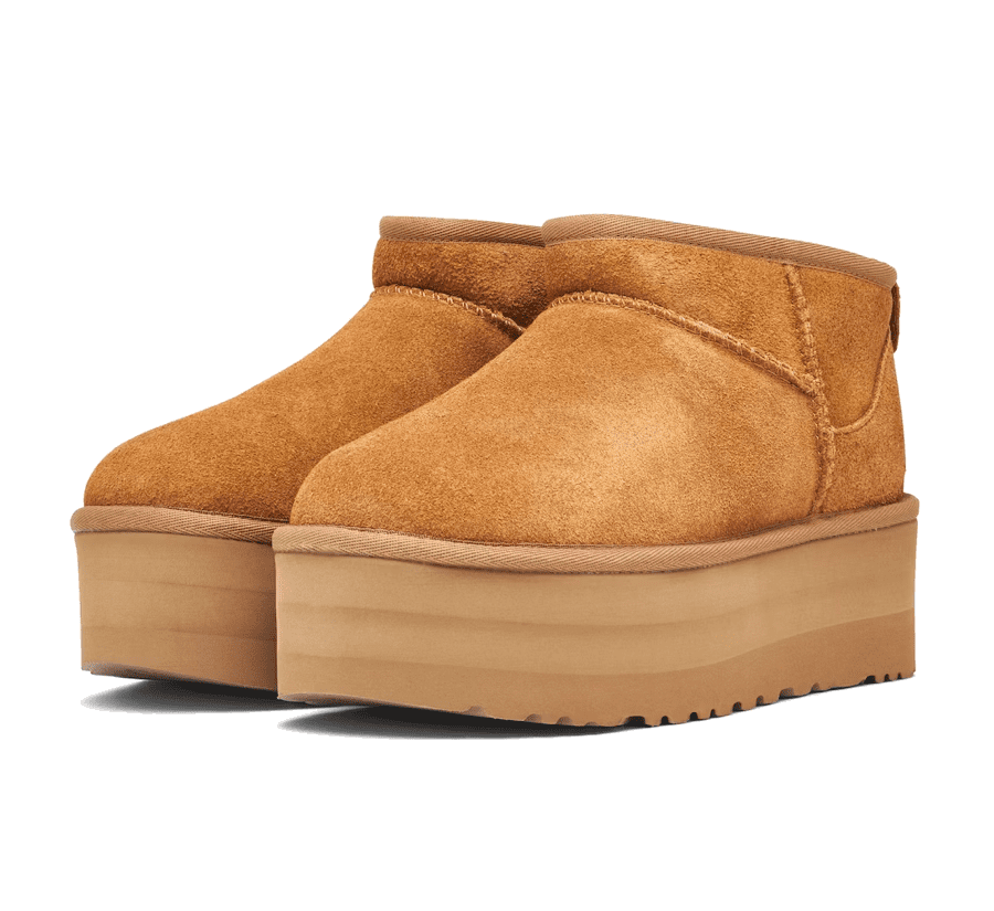 UGG Classic Ultra Mini Plateau Chestnut