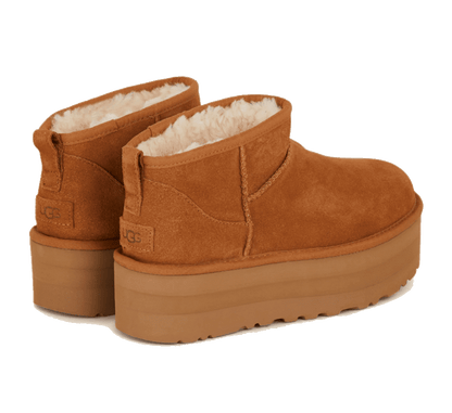 UGG Classic Ultra Mini Plateau Chestnut