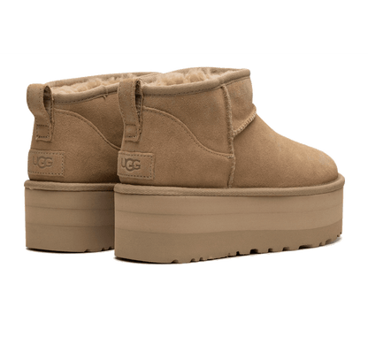 UGG Classic Ultra Mini Plateau Mustard Seed