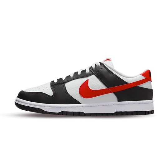 Nike Dunk Low Red Swoosh Panda