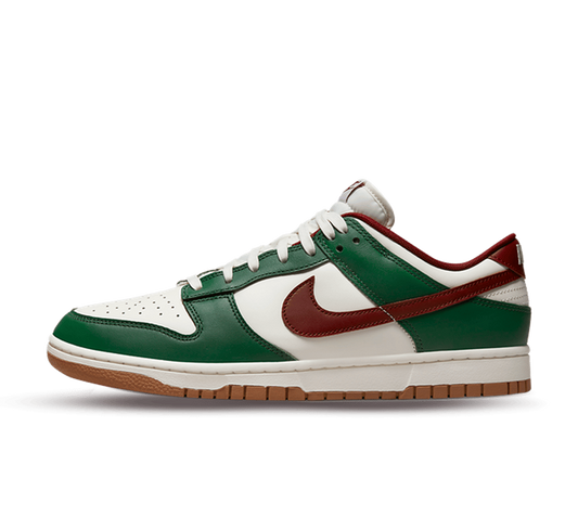 Nike Dunk Low Gorge Green Team Red