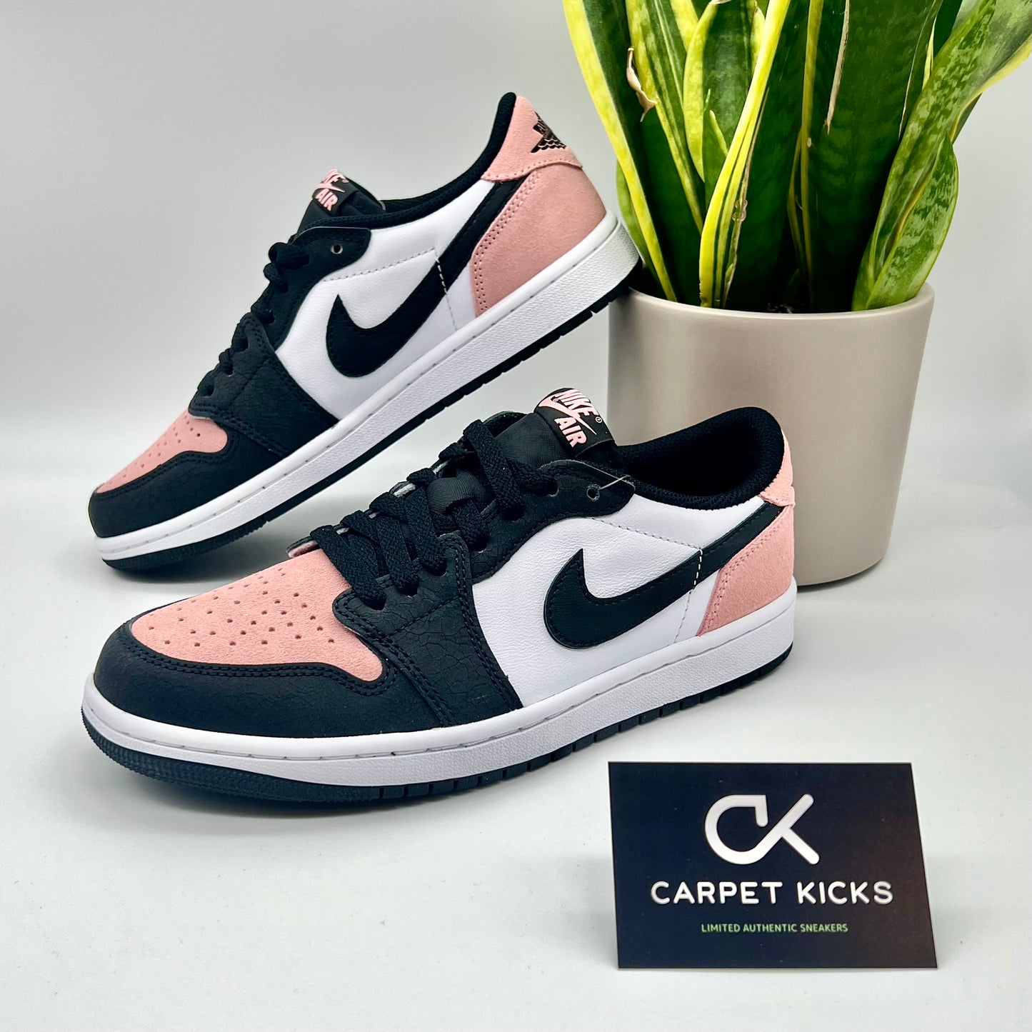 Air Jordan 1 Low OG Bleached Coral - CARPET KICKS